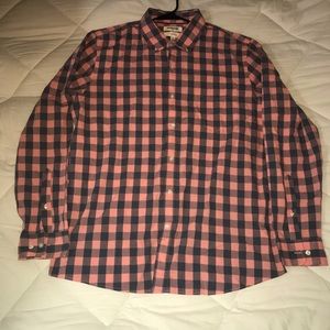 Goodthreads Men's Standard-Fit Long-Sleeve Gingham Poplin Shirt